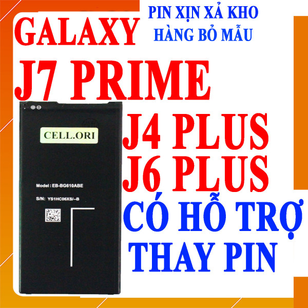 Pin Webphukien cho Samsung Galaxy J7 Prime/J6 Plus/J4 Plus Việt Nam EB-BG610ABE - 3300mAh 